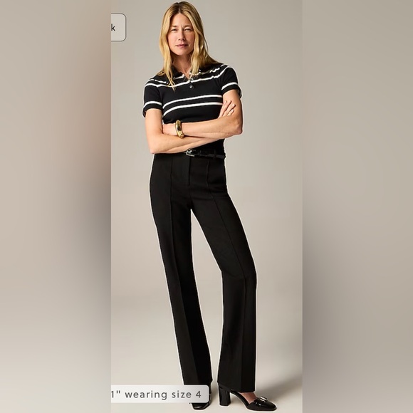 J.Crew Natalia Pant in four seasons stretch black
